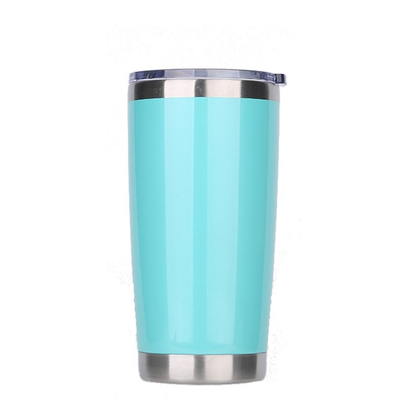 Sustainable Double Wall Food Grade #304 Stainless Steel Termos Vacuum Car Mug 20oz Skinny Travel Coffee Tumbler