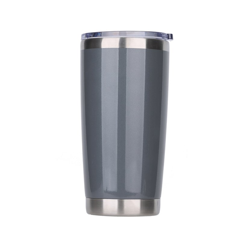 Sustainable Double Wall Food Grade #304 Stainless Steel Termos Vacuum Car Mug 20oz Skinny Travel Coffee Tumbler