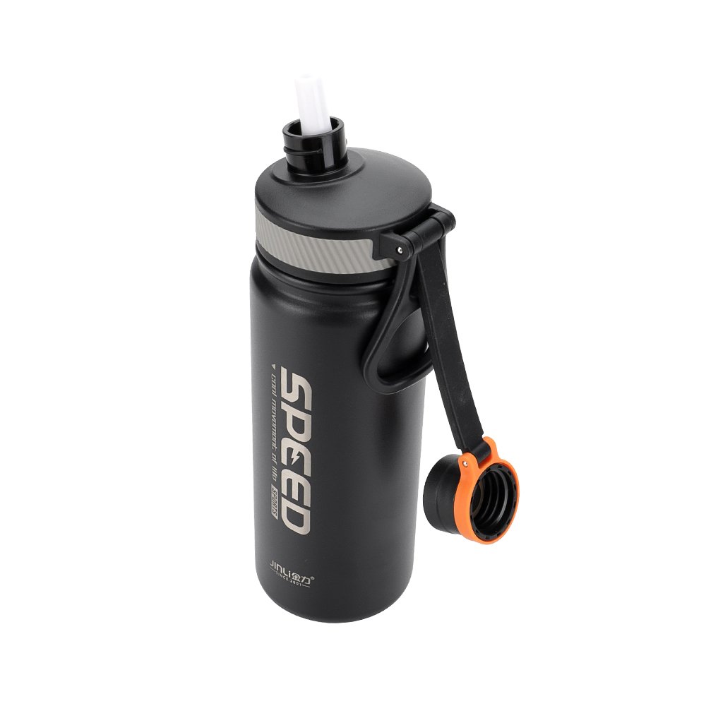 18/8 Stainless Steel Vacuum Travel Water Drinking Bottle, Sports Termos Double Wall Insulated Flask with Handle