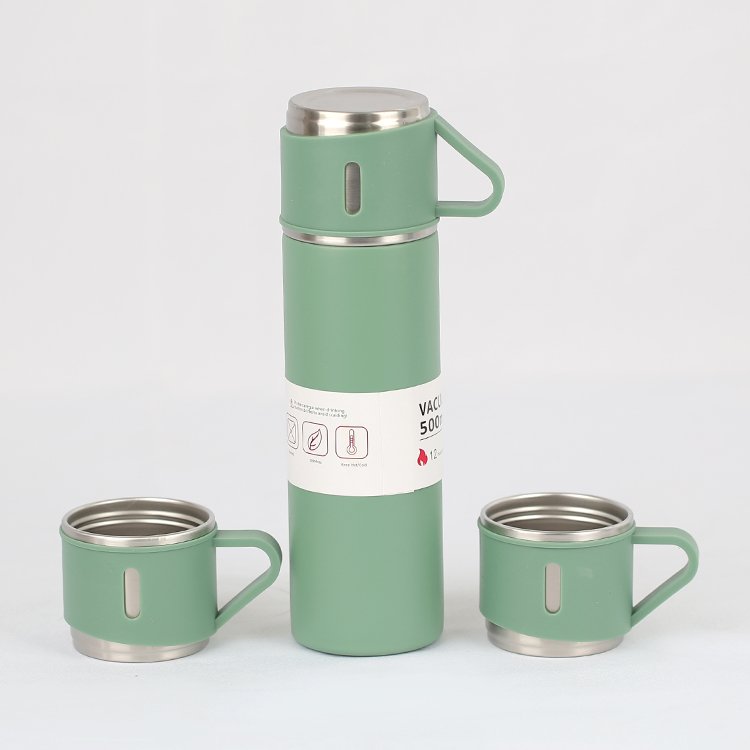 Ailingalaxy luxury high grade outdoor sports men festival birthday present box gift 304 stainless steel vacuum flask sets