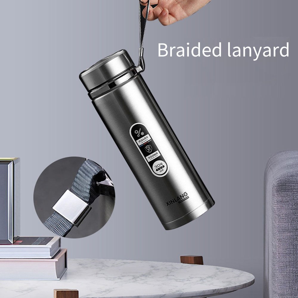 Custom Logo Large Capacity 304 Stainless Steel Insulated Water Bottle, Wholesale 1L Vacuum Flask Camping Water Bottle