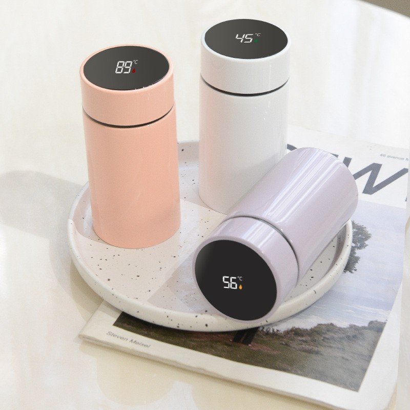 FX Factory 200ML Smart Thermos Water Bottle Temperature Display Intelligent Vacuum Flasks Kids Mini Insulated Coffee Cup