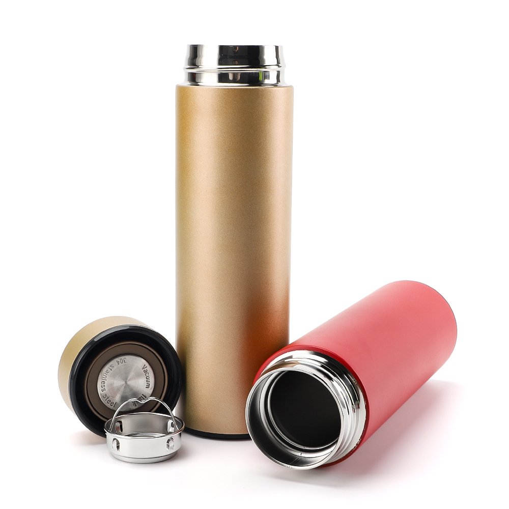Factory 500ml Vacuum Insulated Double Wall Stainless Steel Water Bottle Thermos Vacuum Flask