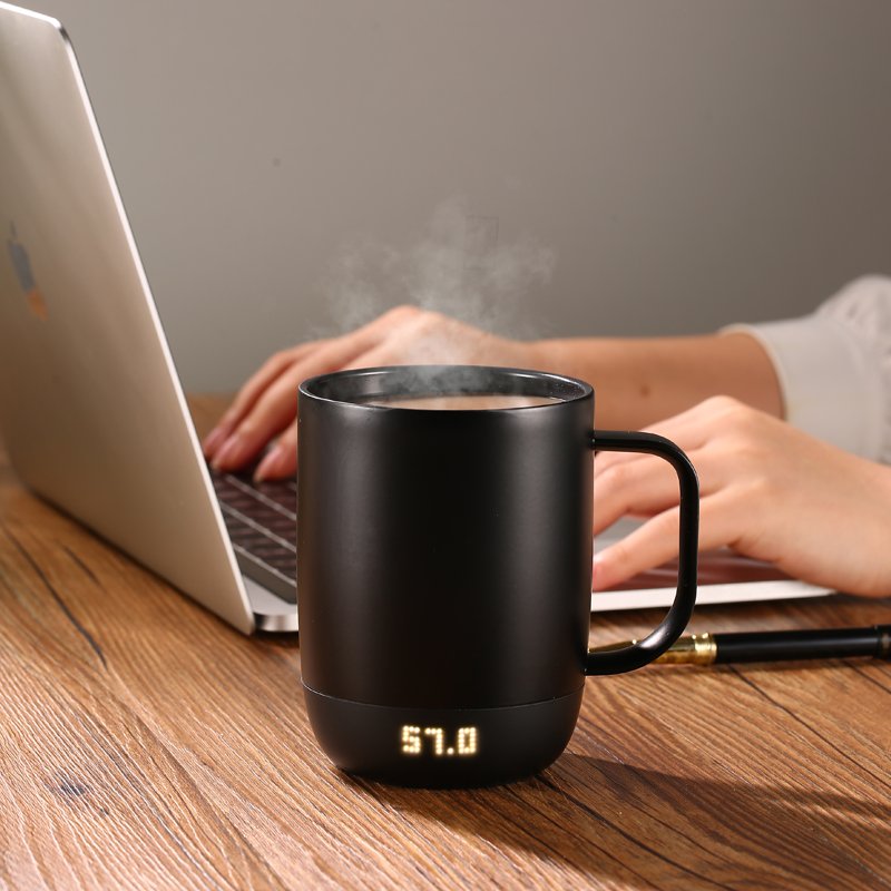 Warmer Mug Smart Temperature -Controlled Self-Heating Coffee Mug