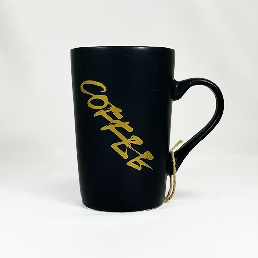 450ml, Hand Writing Letter Mugs Ceramic Cup Coffee Milk Tea Mug Drinkware