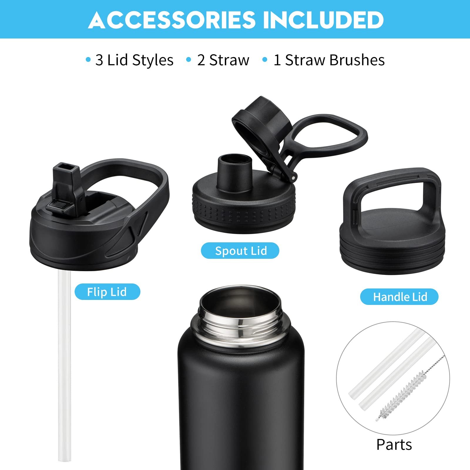 One-stop Service Insulated Water Bottles Customized Capacity Stainless Steel Water Bottle