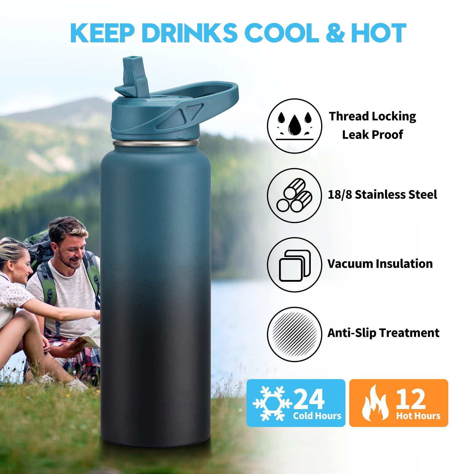 One-stop Service Insulated Water Bottles Customized Capacity Stainless Steel Water Bottle