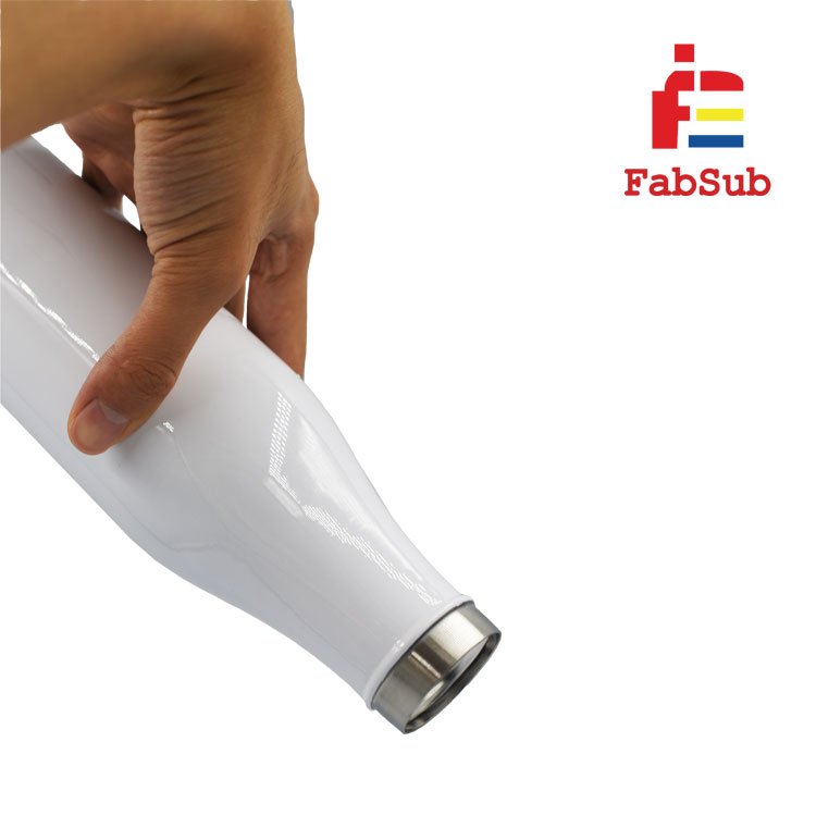 Sublimation Powder Coated Promotion Insulated Stainless Steel Blank Milk Bottle With Round Flat Cover