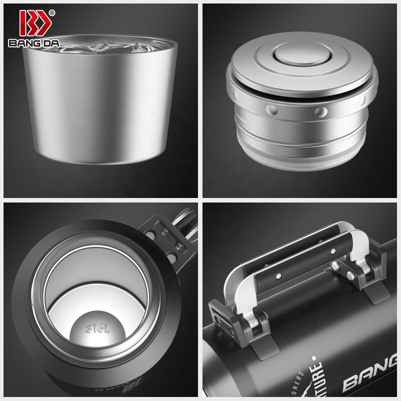 Large Size 4.5L Insulation 316 Stainless Steel Inside Travel Water Pot Thermal Vacuum Flask