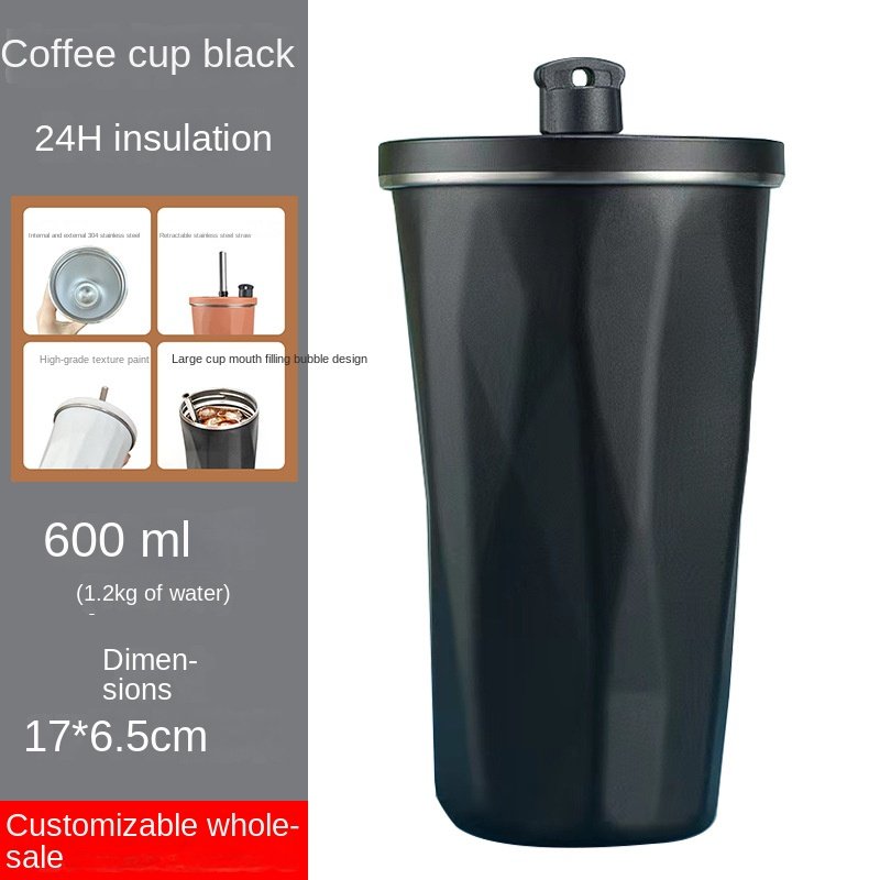 Eco Friendly Colorful Stainless Steel Food Grade Silicone High Quality Kids Sippy Cup Insulated Coffee Mug With Straw