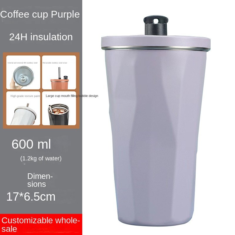 Eco Friendly Colorful Stainless Steel Food Grade Silicone High Quality Kids Sippy Cup Insulated Coffee Mug With Straw