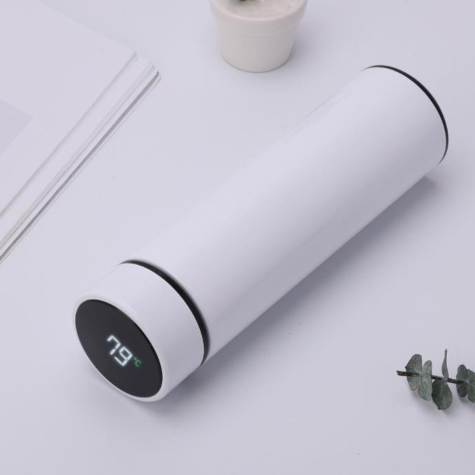 Custom Logo 500ml Double Wall Smart Water Bottle Temperature Led Display Vaccum Smart Flask Stainless Steel Smart Water Bottle