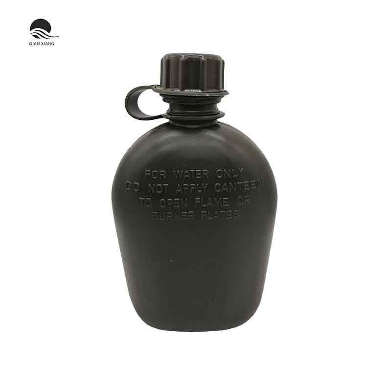 Camouflage Logo Portable Olive Tactical Kettle Water Bottle For Outdoor