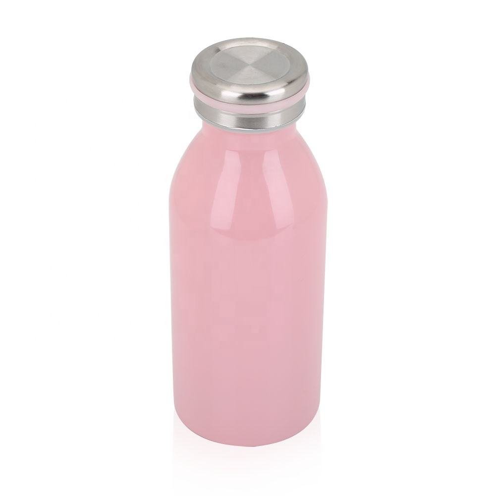 Modern Design milk jar 18/8 Stainless Steel Thermal Water Bottle Handheld Vacuum Flask Skinny Insulated Milk Bottle for Outdoor