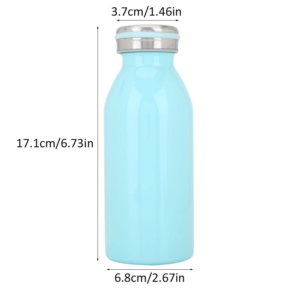 Modern Design milk jar 18/8 Stainless Steel Thermal Water Bottle Handheld Vacuum Flask Skinny Insulated Milk Bottle for Outdoor