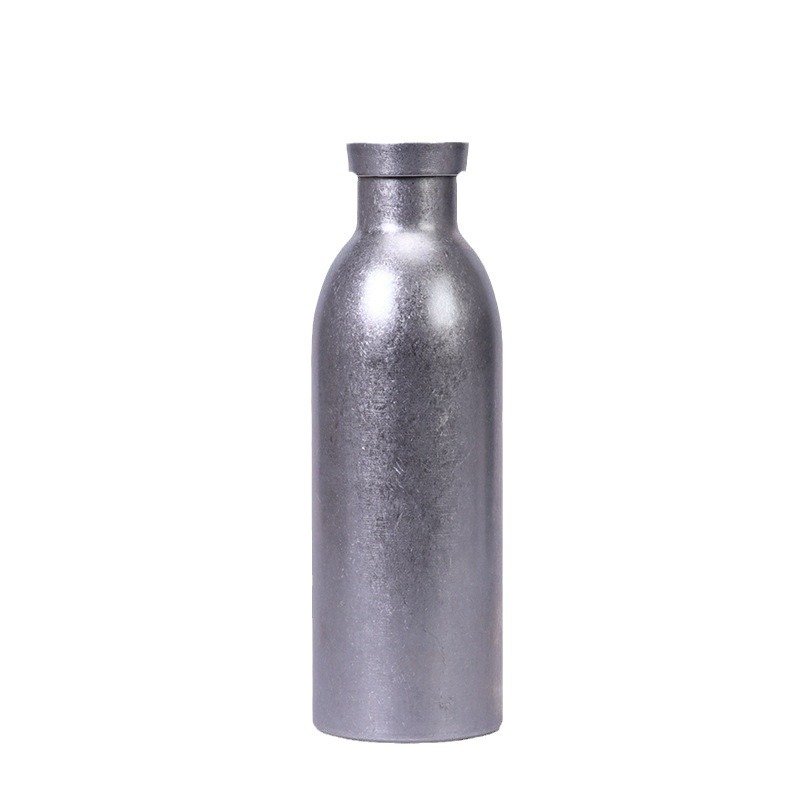 Customized Titanium Cup Retro Double Layer 304 Stainless Steel Milk Bottle Vacuum Insulated Portable Outdoor Sports Water Cup