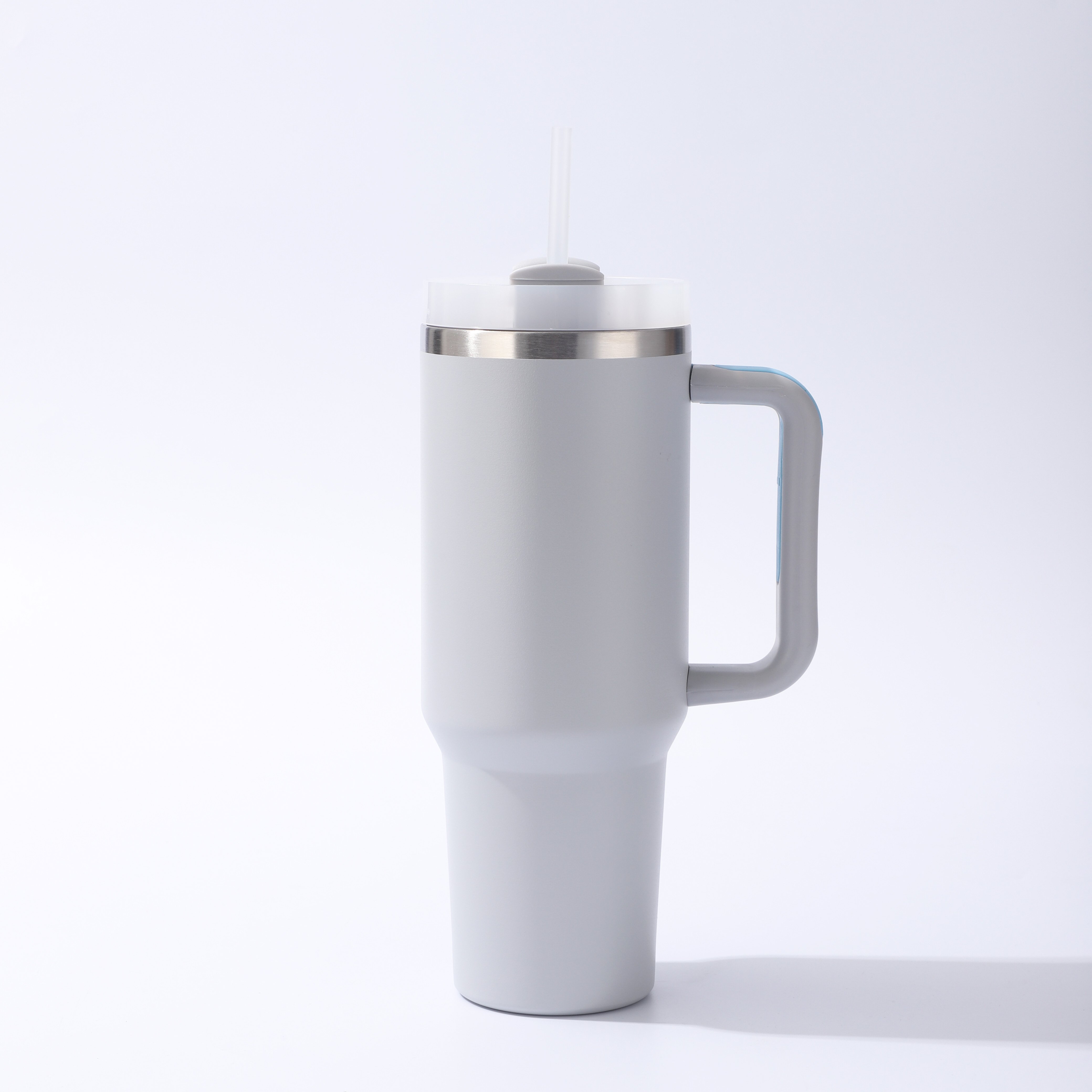 Custom logo 40oz stainless steel outdoor travel mug with handle and straw 40 oz cup h2.0 tumbler 30oz