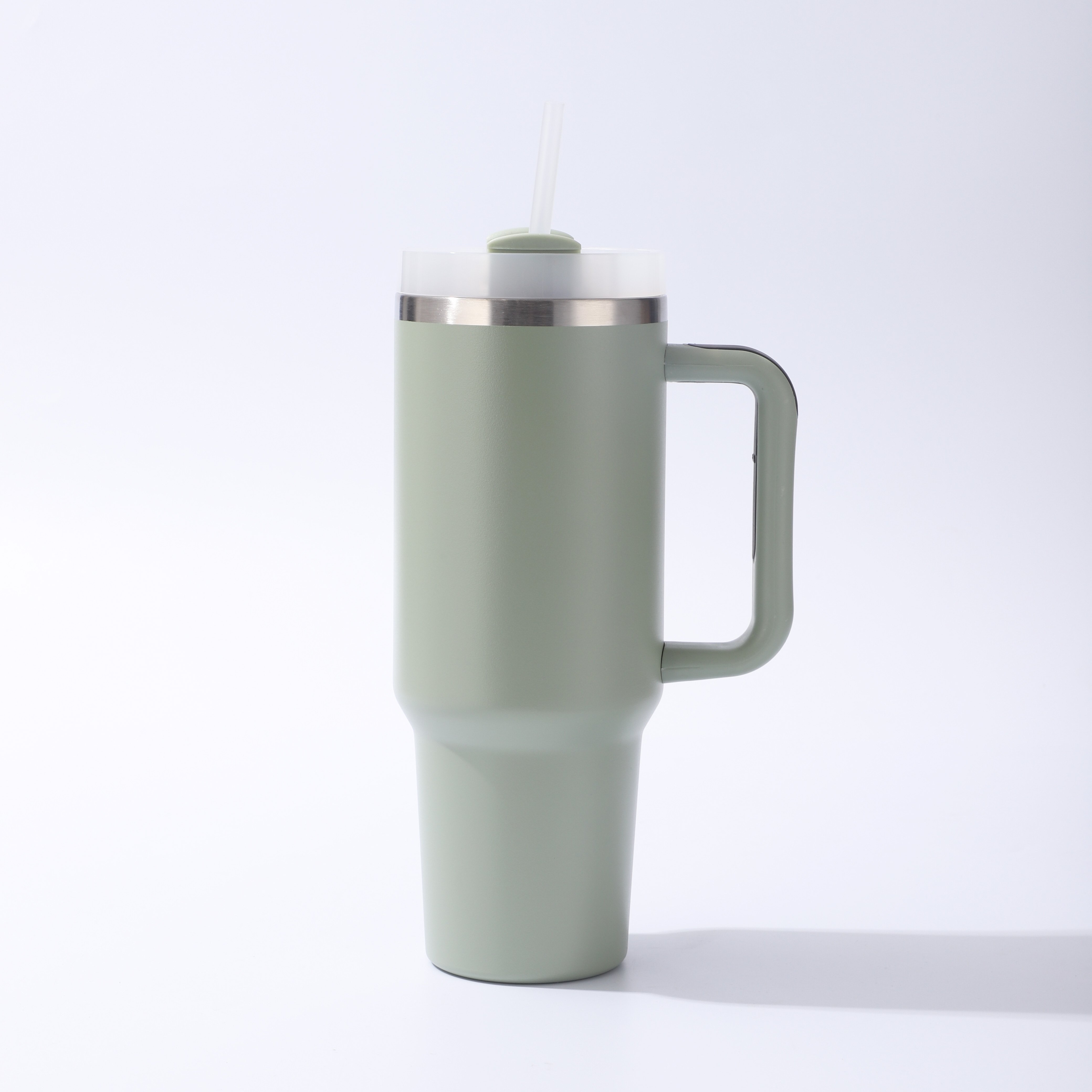 Custom logo 40oz stainless steel outdoor travel mug with handle and straw 40 oz cup h2.0 tumbler 30oz