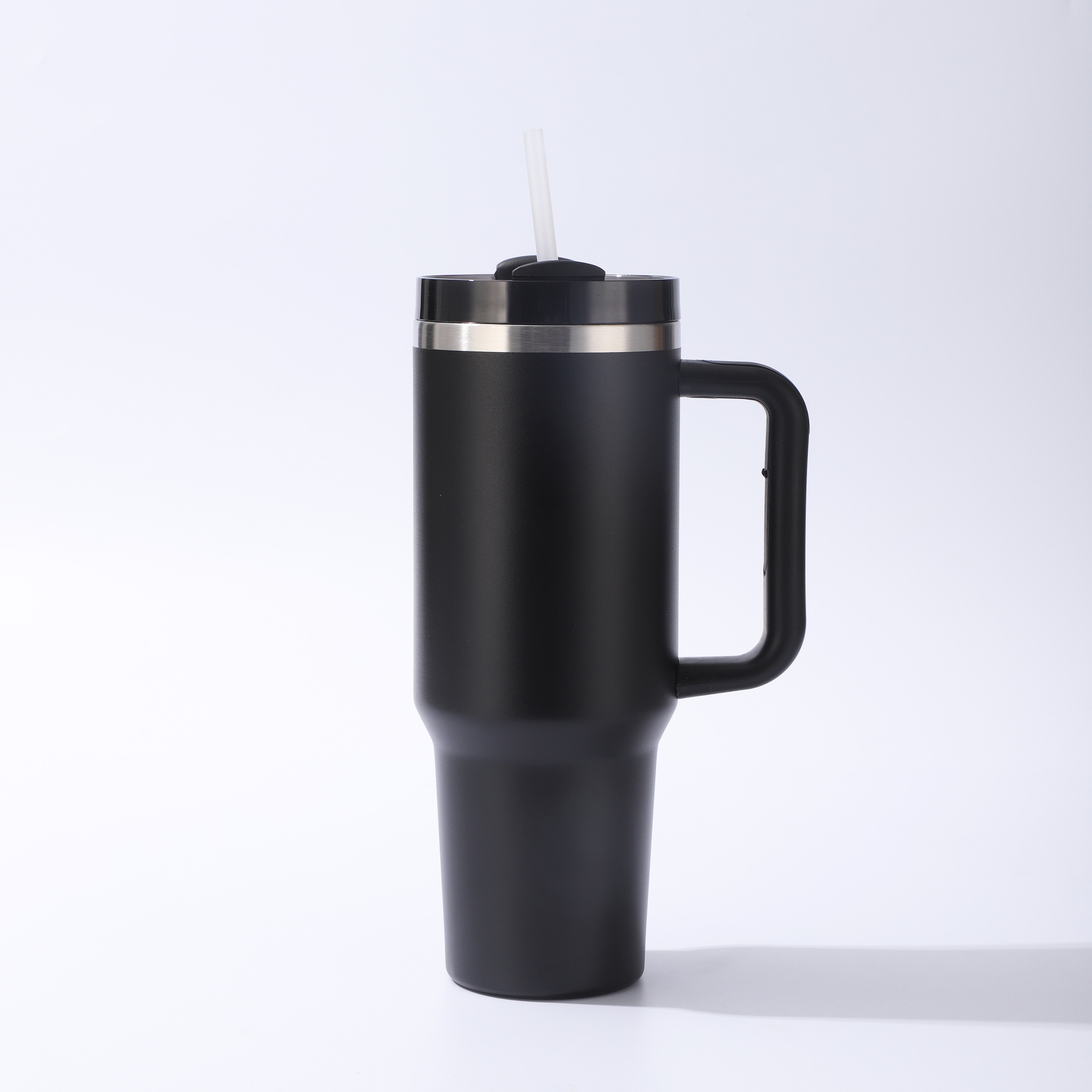 Custom logo 40oz stainless steel outdoor travel mug with handle and straw 40 oz cup h2.0 tumbler 30oz