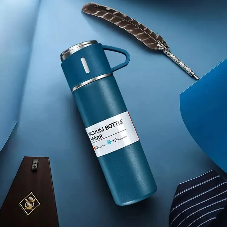 Wholesale Travel Vacuum Flasks Thermoses 304 Stainless Steel Tumbler Water Bottle Thermos Vacuum Flasks Set Cup