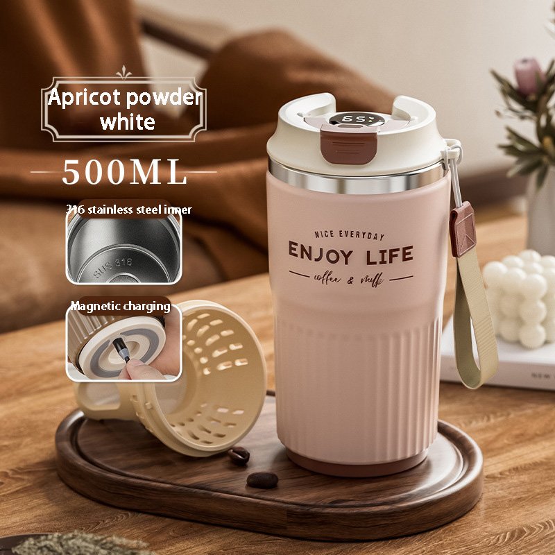 Magnetic Self Stirring Cup Coffee Milk Juice Mixing Cup Electric Stainless Steel Automatic mugs with USB rechargeable