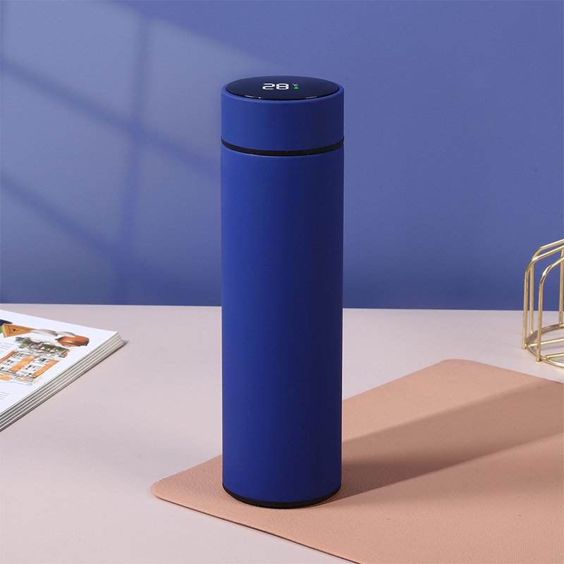 500ml Termo Smart Rubber Paint Led Temperature Display Insulation Water Bottles Stainless Steel Intelligent Vacuum Flask Thermos