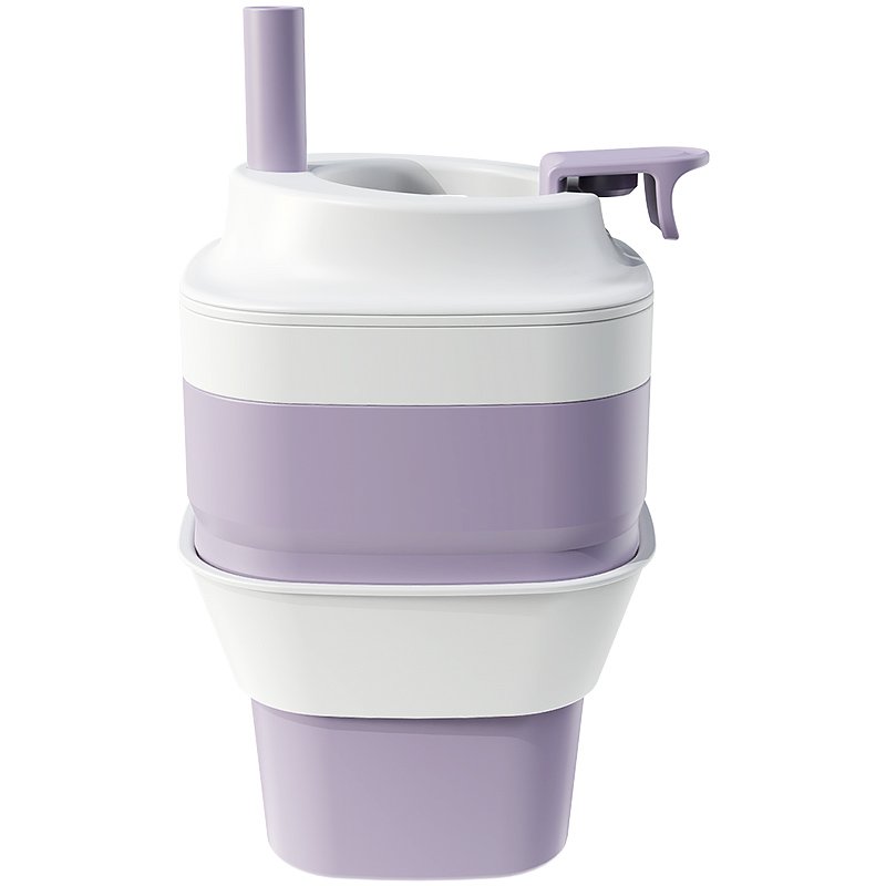 Portable Custom Reusable Foldable Coffee Cup Mug Eco-friendly Silicone Collapsible Coffee Cup With Lid