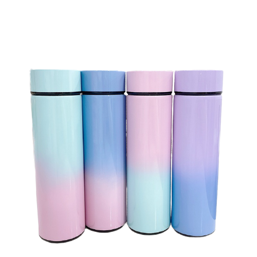 New Hot sale Double wall Stainless steel vacuum flask led temperature display water bottle