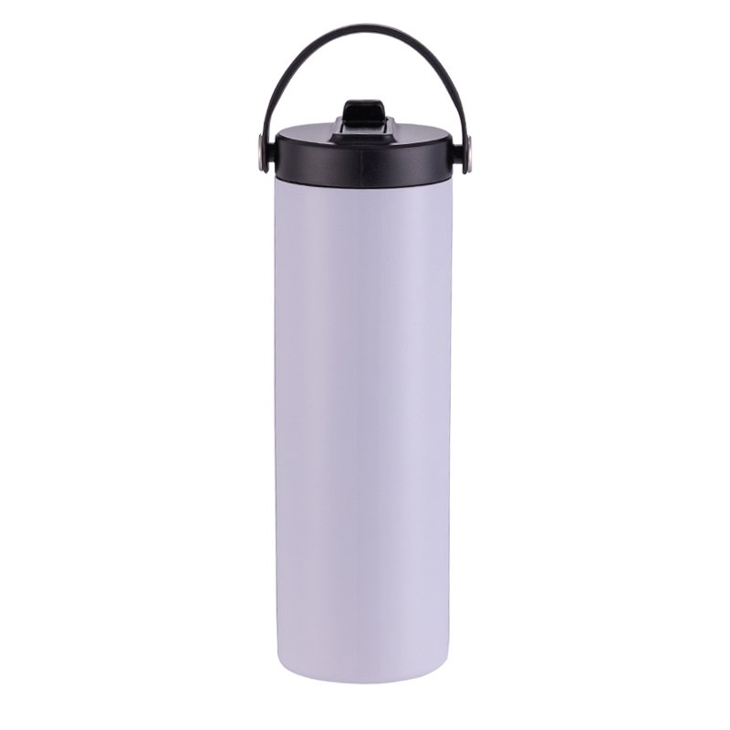 USA Warehouse Stocked 20OZ Tumbler Dual lids White Sublimation Blanks Stainless Steel Insulated Insulated Water Tumbler Coffee