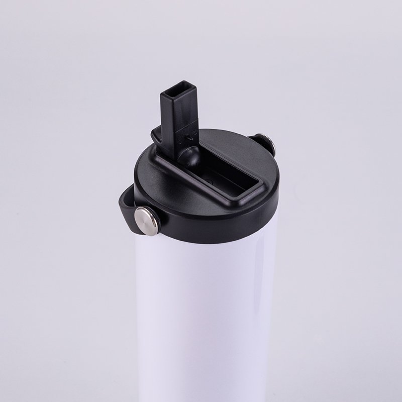 USA Warehouse Stocked 20OZ Tumbler Dual lids White Sublimation Blanks Stainless Steel Insulated Insulated Water Tumbler Coffee