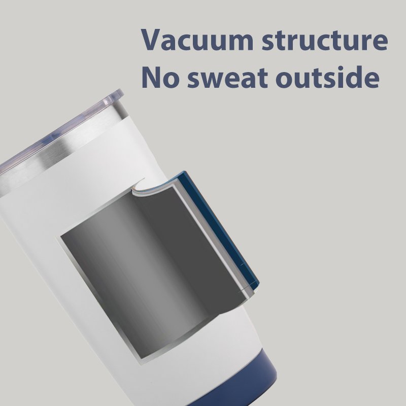 sustainable stainless steel vacuum tumbler flip-top flask 600ml thermo vacuum tumbler drink bottle