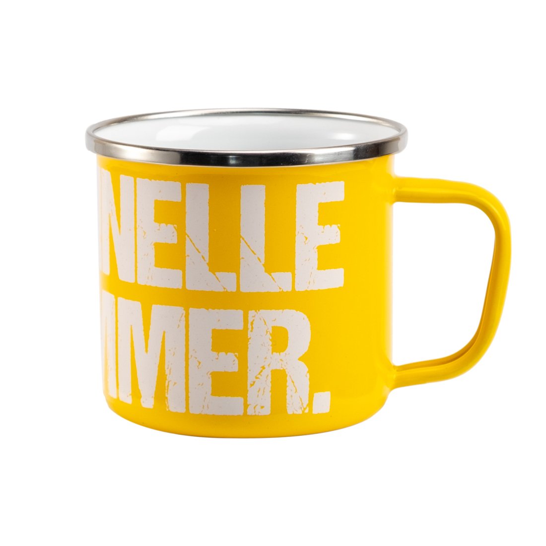 High Quality Vintage Souvenir 12oz Enamel Coffee Mug Travel Coffee Handgrip Enamel Mugs