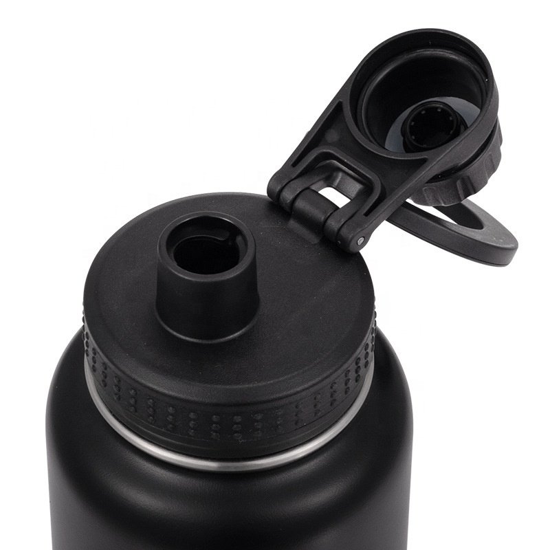 Custom LOGO Stainless Steel 32oz Wide Mouth Insulated Vacuum Flasks Water Bottle Magnetic Phone Holder