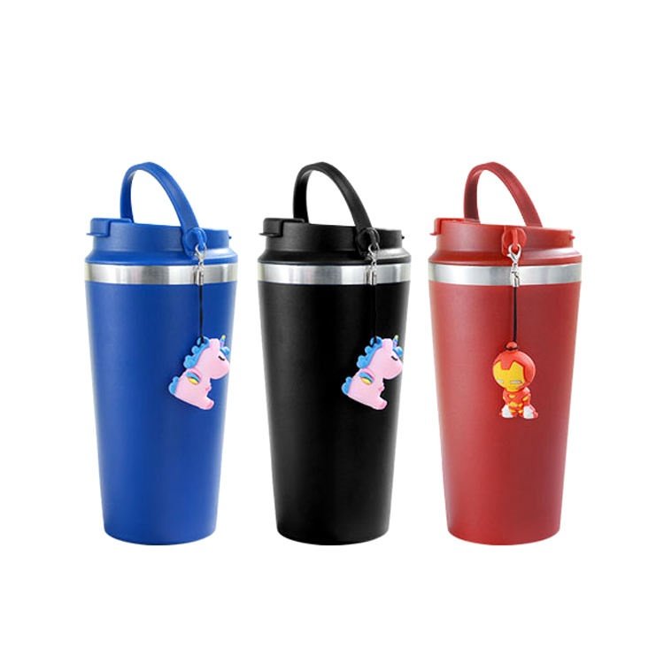 500ML 16oz Custom logo 304 Stainless Steel Vacuum Tumbler Flask Thermoses Travel Mug Tea Coffee Thermos Water&Pc Cups