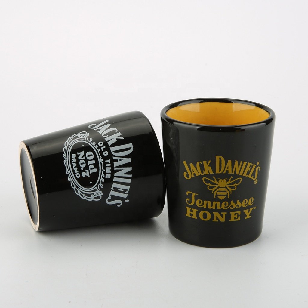 Sublimation Ceramic Mini Mug 1.5oz/2oz Ceramic Shot Glass Cup Custom Logo