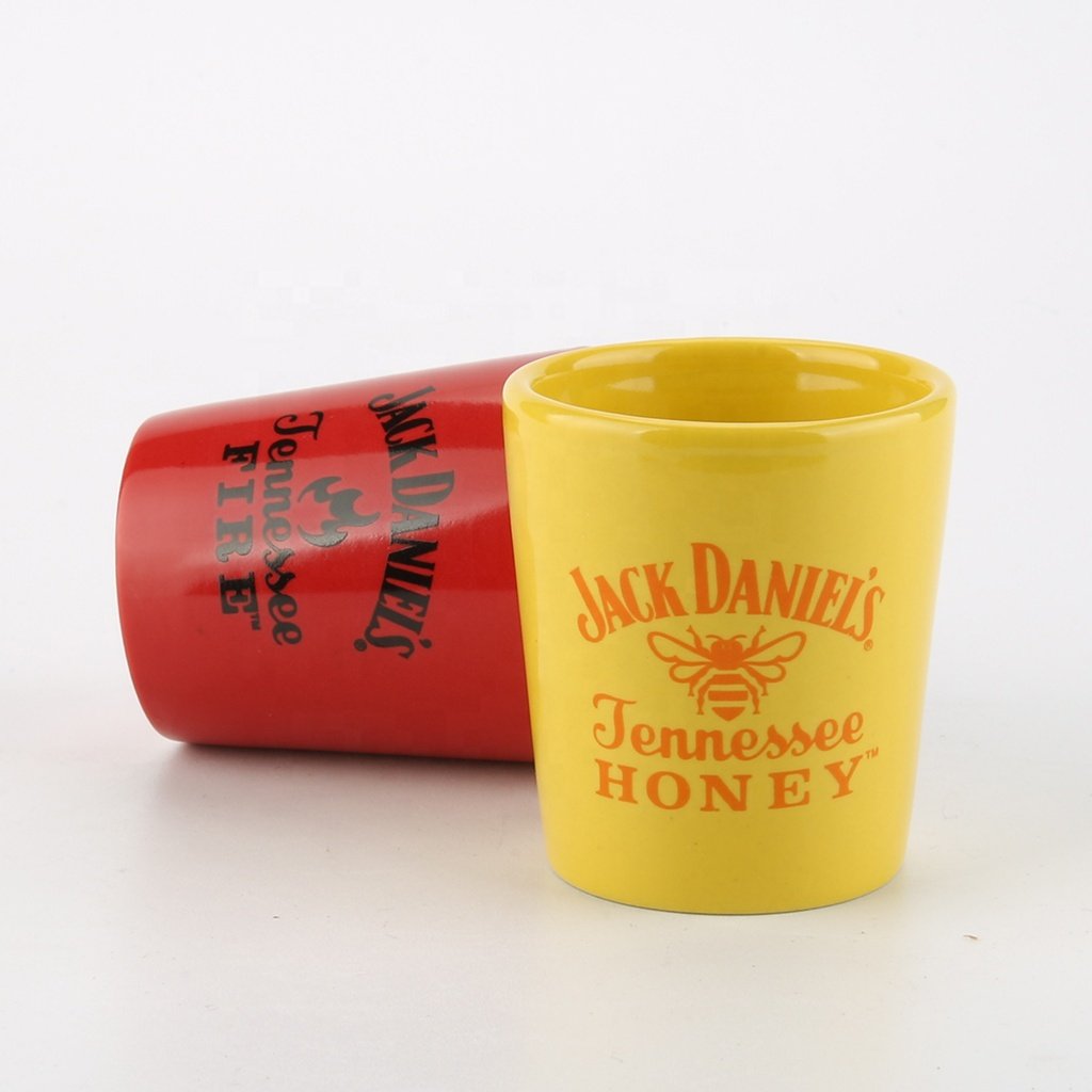 Sublimation Ceramic Mini Mug 1.5oz/2oz Ceramic Shot Glass Cup Custom Logo