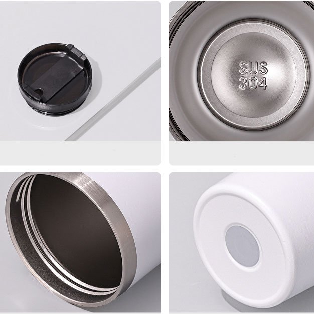 2024 Top Sell 20oz 30oz Double Wall Stainless Steel Tumbler Vaccum Insulated Travel Mug Cups With Handle Lid