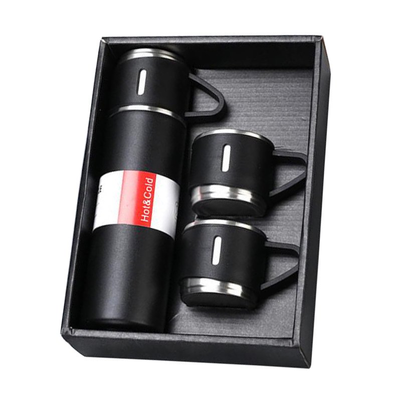 2024 hot selling 500ml double wall stainless steel vacuum insulated flask business cup mug gift set