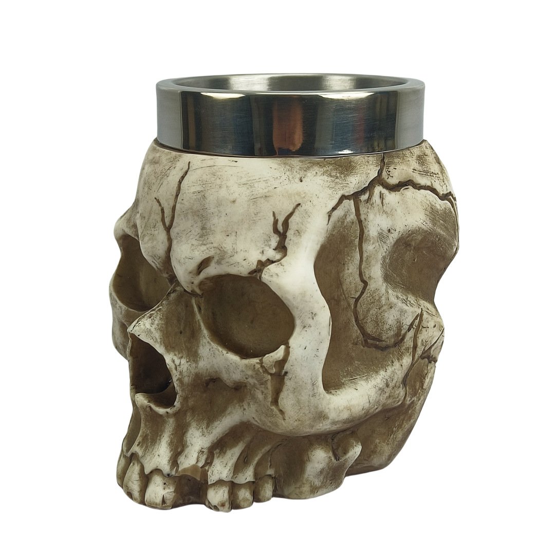 Wholesale Mug Viking Drinking Cup Unique Skeleton Resin Bone GhostTankard Coffee Mug Tea Cup