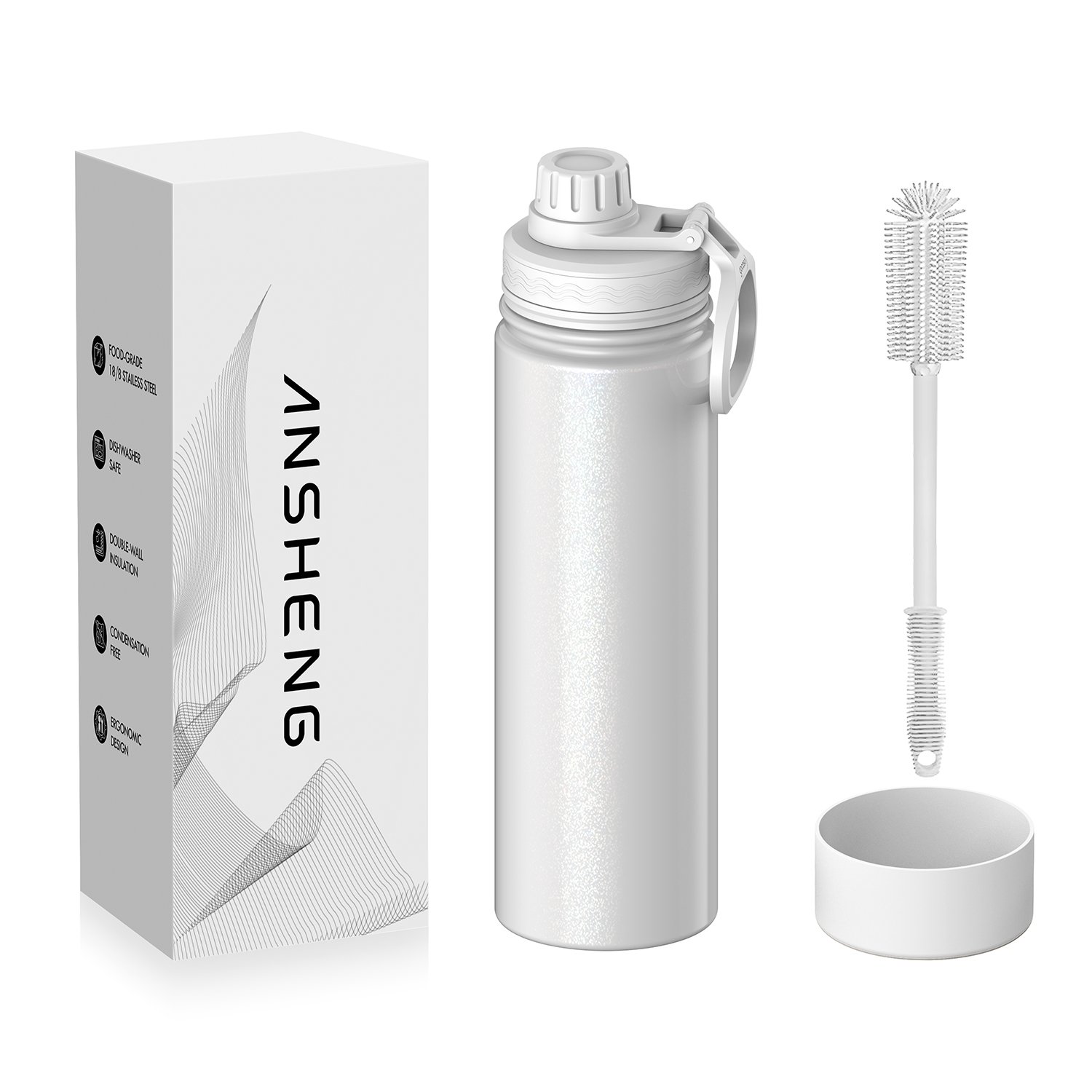 18oz 24oz 32oz Vacuum Flask Stainless Steel Sublimation Blank Water Bottle Wide Mouth Sports Water Bottle