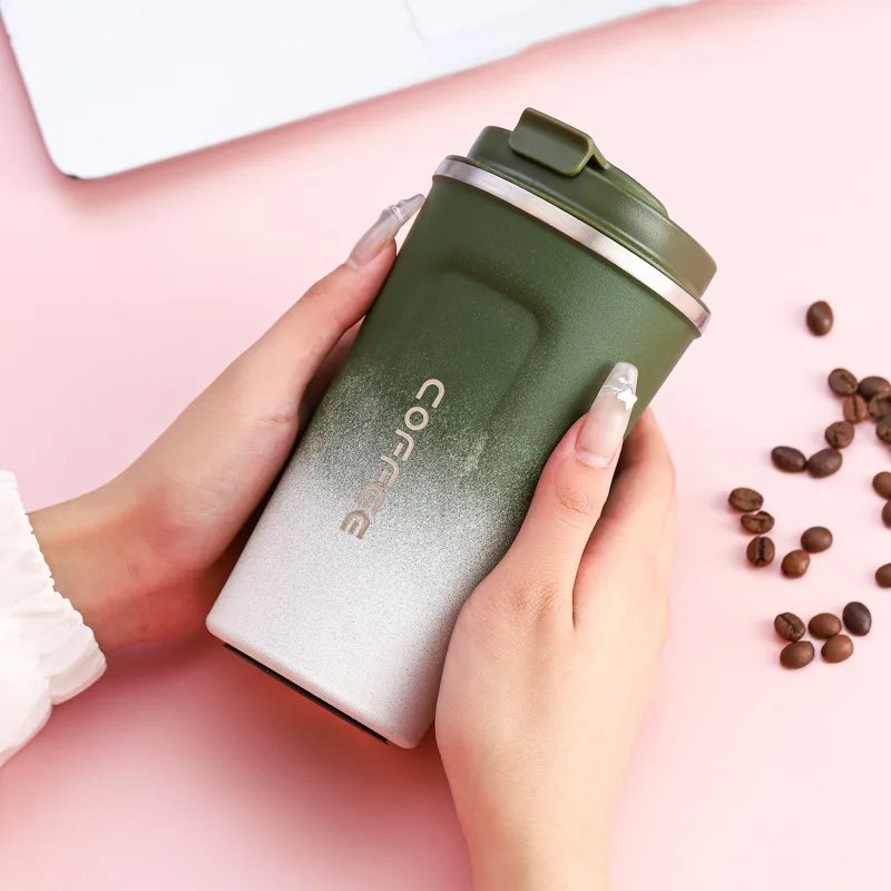 2024 New Design 380/510ML Led Smart Temperature Display Thermo Tumbler Stainless Steel Travel Coffee Cups Mugs