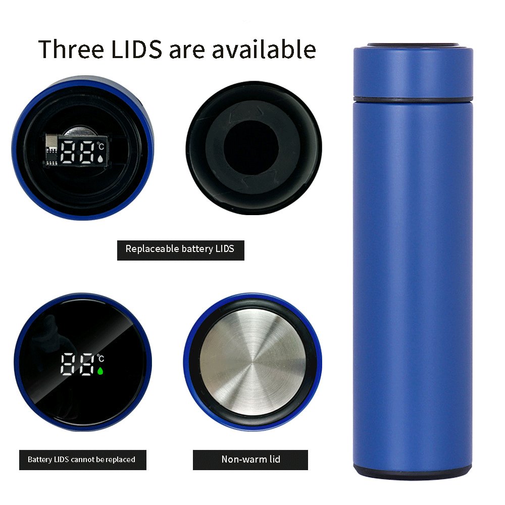 SJB089 Wholesale 304 insulation vacuum flasks drink thermos bottle temperature smart stainless steel water bottle