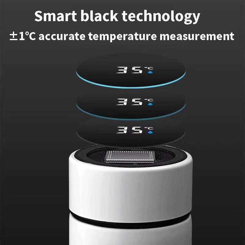 SJB089 Wholesale 304 insulation vacuum flasks drink thermos bottle temperature smart stainless steel water bottle