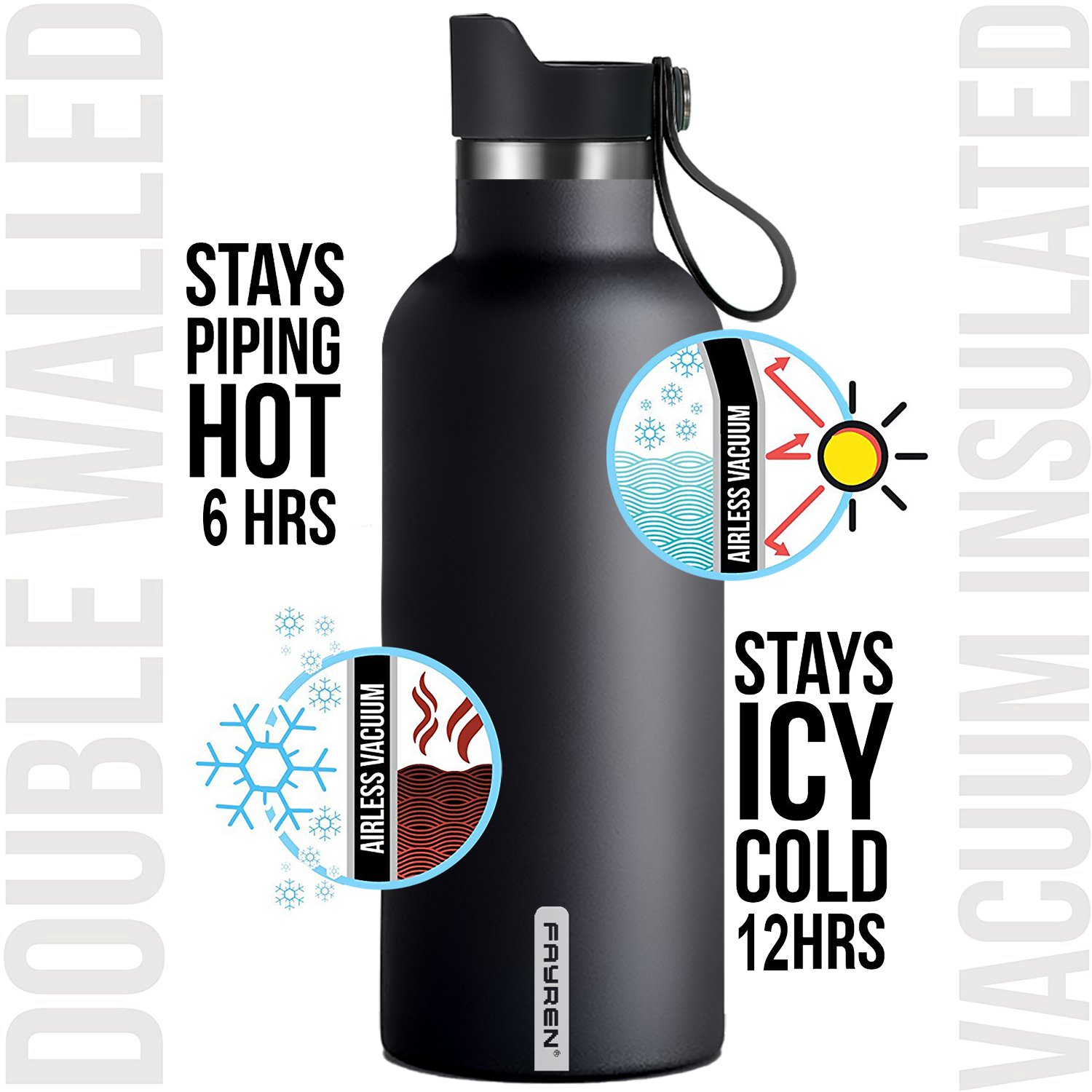 Hot selling 304 stainless steel outdoor sports vehicle-mounted hiking pot vacuum flask cup
