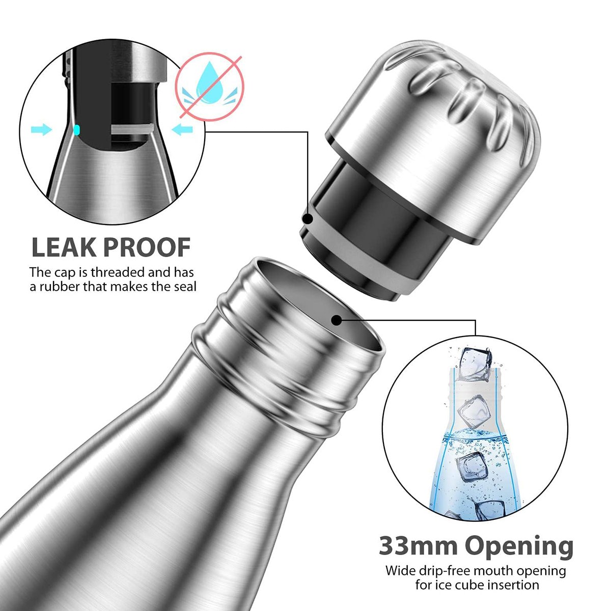 Wholesale Custom Logo 17oz Vacuum Flasks Cola Shape Fitness Thermo Sports Bottle Stainless Steel Water Bottle