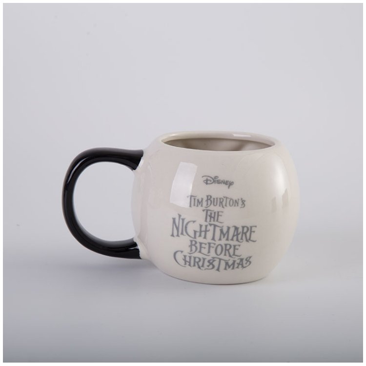 Christmas Eve Jack Cat Cup Funny Cartoon Shape Coffee Mug Skeleton Ceramic Mug with Halloween Decorations