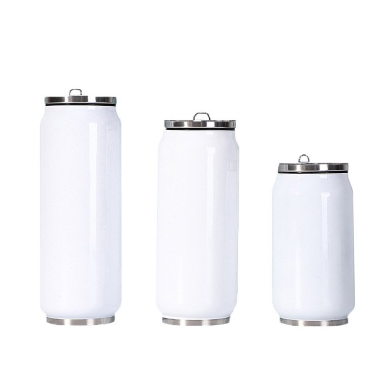 OEM Design Cola can Vacuum Drinking Travel Coffee Mug Stainless Steel Cup Steel Thermos Bottle