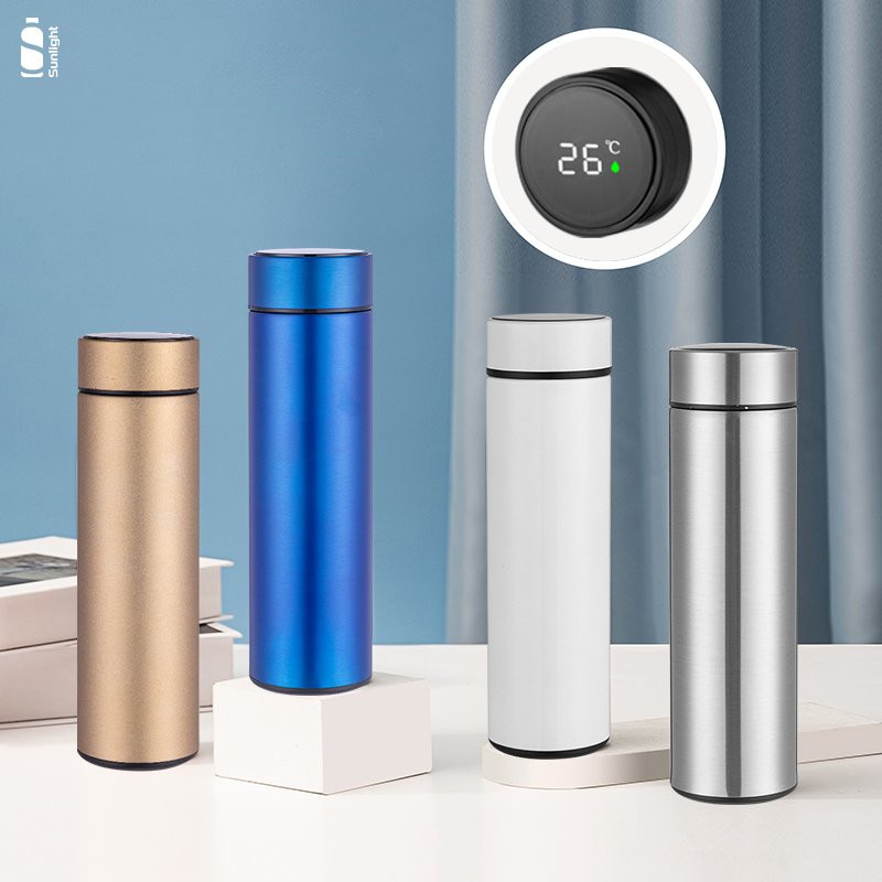 Temperature Water Bottle Stainless Steel Waterbottle Metal Termo Digital Botellas De Agua Smart Water Bottle With Custom Logo