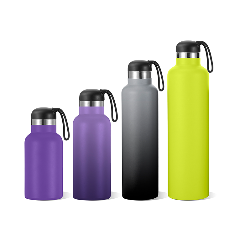 Simple Designable Stainless Steel Water Bottle Stocked 24oz Large Capacity Vacuum Thermos Flasks