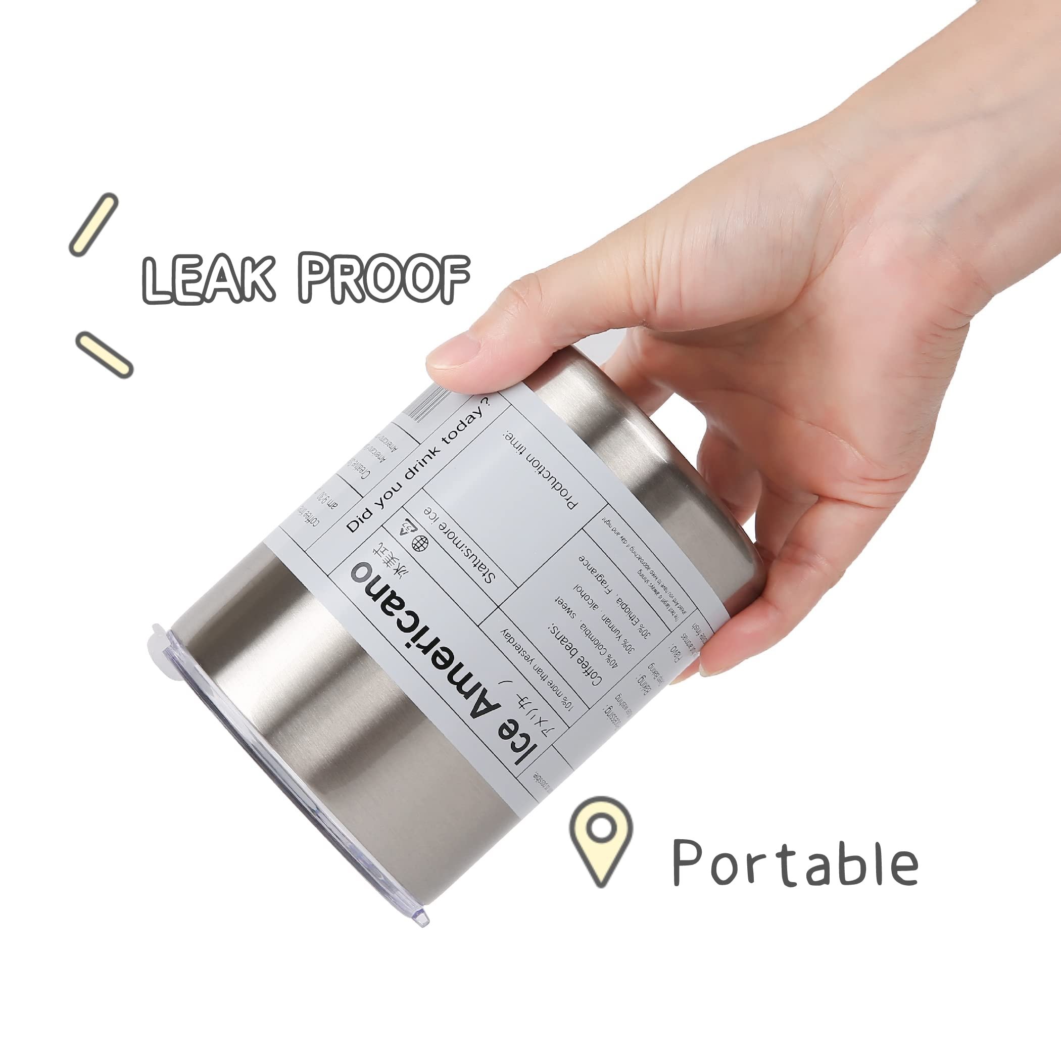 2023 new design 304 stainless steel tumbler ice coffee cups insulated mug tumbler with lid and straw